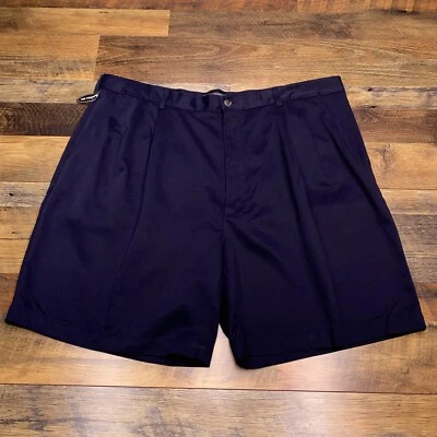 Croft & Barrow Golf Short Adult 44 Navy Blue Wrinkle Resistant Pleated New - Image 1 of 4