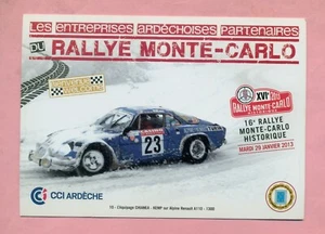 RALLYE MONTE CARLO 2013 - ALPINE RENAULT A110 / 1300 - CHIANEA / KEMP - Bild 1 von 1