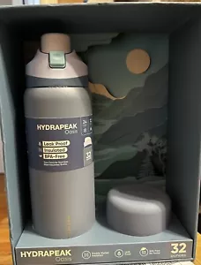 Hydrapeak Oasis 32 oz Stainless Steel Blue Water Bottle Limited Edition - Picture 1 of 3