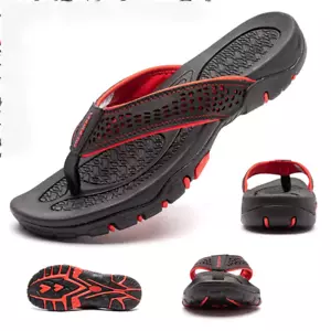 New Flip Flops Athletic Outdoor Beach Sandals Arch Support Thong Sandals Shoe US - Picture 1 of 51