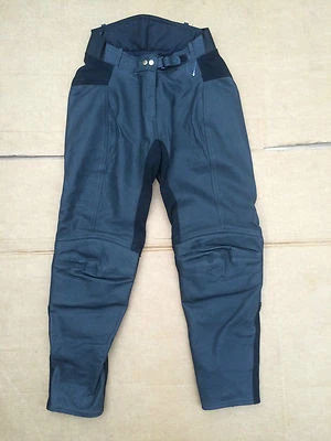 FRANK THOMAS Ladies Leather Motorcycle Trousers UK 12  29" to 30" (CB34/31) - Image 1 of 4