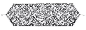 Elegante corredor de mesa blanco floral, lila/mantel/superposición (18""x 59"") regalo perfecto - Imagen 1 de 1