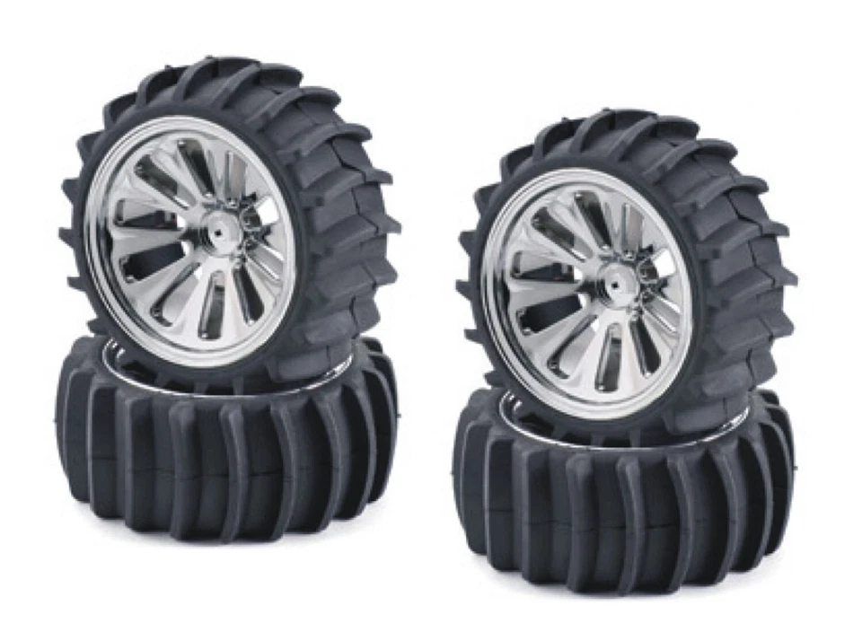 Buggy Big Wheel Räder Set Reifen Felgen Beach 1:10 Carson 500105201 NEU & OVP - Bild 1 von 1