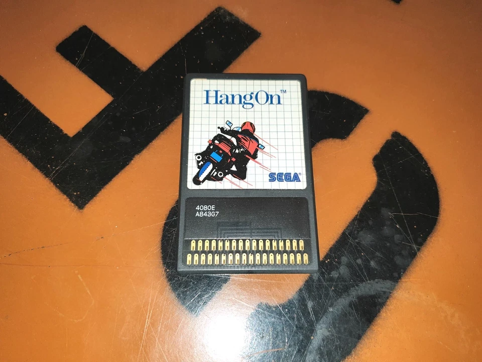## Sega Master System Card - Hang On (Only Die Card, Without Boxed) Ms Game ## - Image 1 of 1