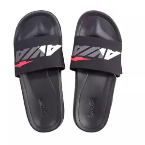 Sandali uomo Avia spacco logo slide nero rosso bianco - Foto 1 di 6