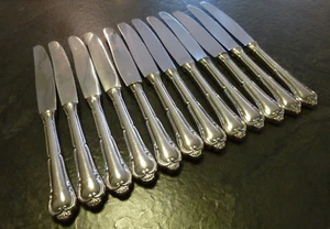 Besteck EMD Erich Marx Länge 21,4 cm 12 Messer versilbert 90er Silberauflage - Bild 1 von 3