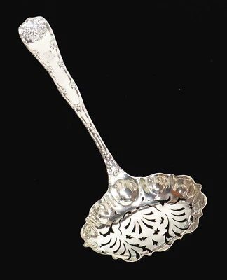 TAMIZADOR DE AZÚCAR TIFFANY & CO WAVE EDGE PLATA ESTERLINA 6 1/4" Foto 1 de 4