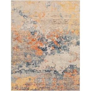 Artistic Weavers Area Rug 7'10" x 10' Water Resistant Polyester Orange/Multi - Picture 1 of 7