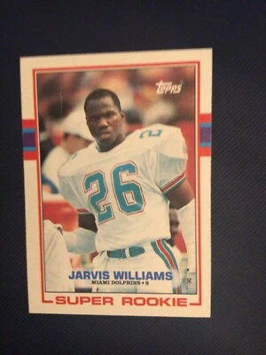 1989 Topps Jarvis Williams Super Rookie Card - Image 1 of 2