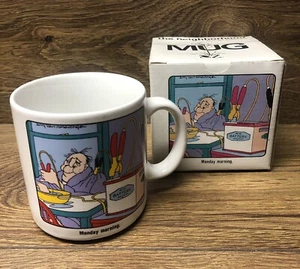 Vtg The Neighborhood Coffee Mug Jerry Van Amerongen 1986 - New In Box - Picture 1 of 5