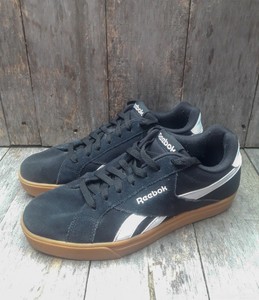 reebok suede black