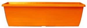 60cm Long Orange Colour Trough Patio Window Box Planter - Picture 1 of 4