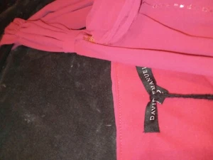 David Emanuel Kleid Gr. 12, Hot Pink Nagelneu Mit Etikett - Bild 1 von 4