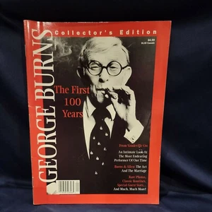 George Burns The First 100 Years Collectors Edition Magazine 1996 Biography - Picture 1 of 5