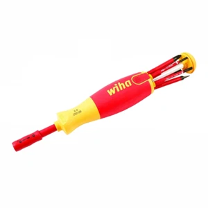 Wiha 28395 Insulated SlimLine Precision Pop Up Screwdriver Set, Slotted/Phillips - Picture 1 of 1