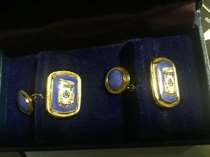 DRUMMERS CUFF LINKS FROM HER MAJESTY THE QUEEN ~ FROM BILSTON , ENGLAND ~NEW! - Picture 1 of 6