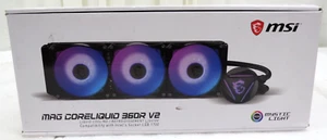 MSI Mag CoreLiquid 360R V2 Flüssigkeitskühlung CPU-Kühler mit RGB Mystic Lighting - Bild 1 von 12