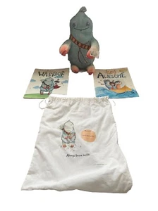 HEY WARRIOR LOT With Plush 2 Books & Drawstring Bag Fast Shipping - Picture 1 of 9