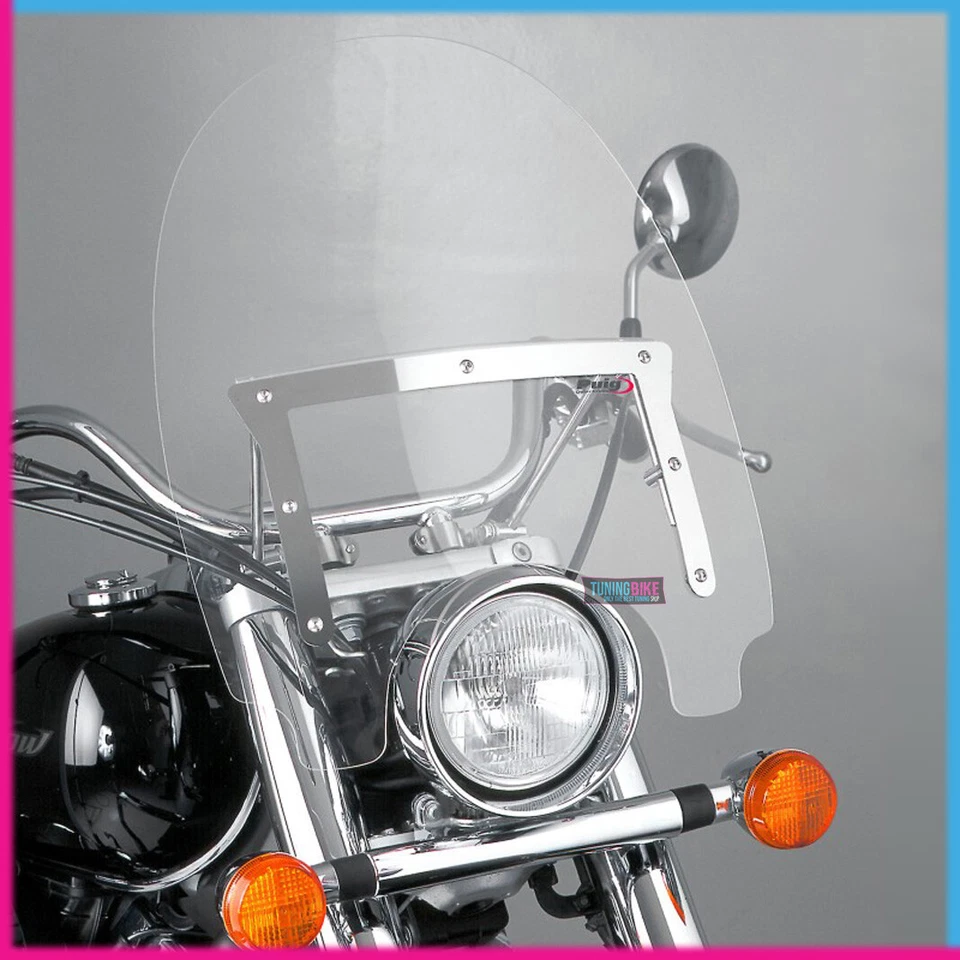 PUIG PARABRISAS PERSONALIZADO CARRETERA YAMAHA XVS1300A MIDNIGHT STAR 07-16 TRANSPARENTE Foto 1 de 1