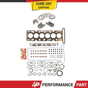 Full Gasket Set Bearings Rings Fit 02-05 Chevrolet Oldsmobile GMC Isuzu 4.2L - Picture 1 of 12