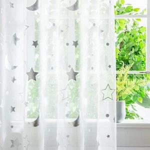 Moon and Stars Design Curtains Enhance the Beauty of Your For Living Room - Picture 1 of 36