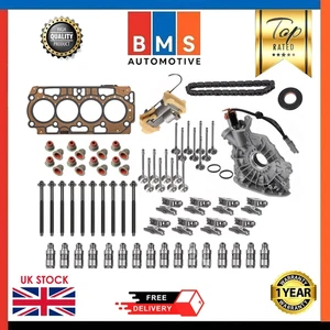 PEUGEOT DV5RC 1.5 D INLET EXHAUST VALVES & HEAD GASKET WITH ENGINE REBUILD KIT - Picture 1 of 8