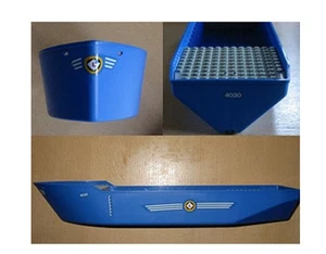 LEGO® Part bfloat4c01pb01 - Boat Hull Cargo Carrier Pattern - Picture 1 of 1