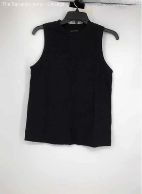 Camiseta sin mangas pulóver sin mangas de algodón negra Athleta para mujer talla pequeña Foto 1 de 4