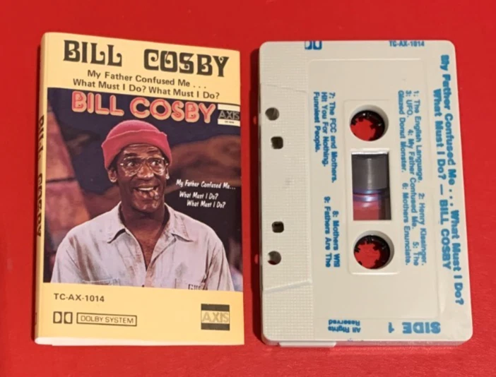 BILL COSBY My Father Confused Me What Must I Do? Cassette Tape Very Good++ Cond - Image 1 of 1