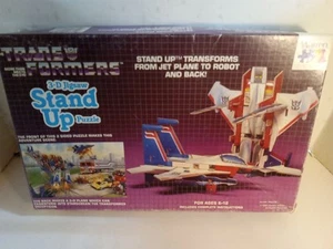 Rompecabezas 3D Transformers 1984 Stand Up Puzzle ~ Starscream Decepticon ~ Completo - Imagen 1 de 4