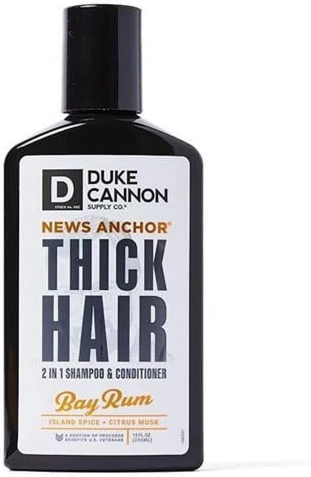 Duke Cannon Supply Co. News Anchor 2-in-1 Shampoo & Conditioner, Bay Rum 10... - Image 1 of 1