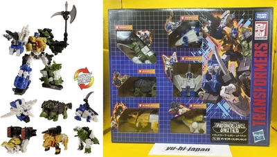 Hasbro Transformers Legacy United Dinobot Dinoking 6 Figure Combiner Set New - Image 1 of 4