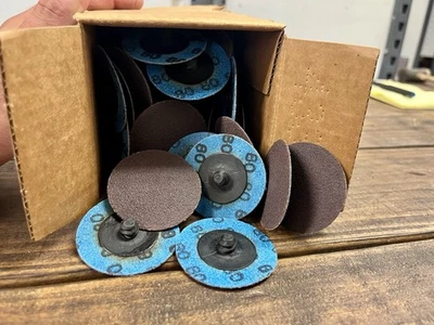 Norton Abrasives Quality Coated & Woven Pk 100, 2 in. 80 Grit, 66261121023 R228 - Image 1 of 3