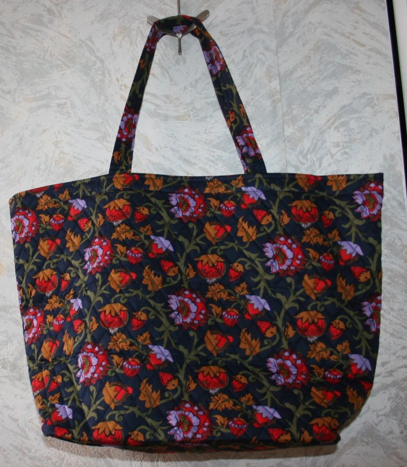 Bolso de Viaje Grande Vera Bradley Marston Grand Tote en Midnight Garden Vines Nuevo con Etiquetas Foto 1 de 4