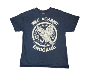 RISE AGAINST End Game FALL TOUR 2012 Large T Shirt Tee - Picture 1 of 6