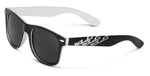OCCHIALI XLC MADAGASKAR SG-F06 BIANCO-NERO LENTE FUMO - Foto 1 di 1