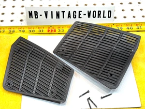 Genuine Mercedes 84-93 W201 190E D Cosworth Dash L & R speaker BLACK 2 Covers - Picture 1 of 20