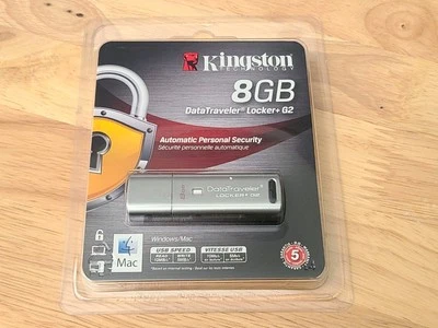 Kingston Technology 8GB Data Traveler Locker+G2 8GB (new) (DTLPG2/8GB) - Image 1 of 3