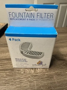 NEW 4 Pack Pioneer Pet Water Fountain Filter Replacement #3014 Dog/Cat - Picture 1 of 2