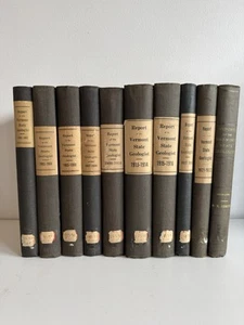VERMONT - Report of the State Geologist Lot 10 Books 1901-1924 - Maps - Antique - Picture 1 of 12
