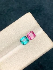10 Ct GIE Certified Natural Paraiba Tourmaline Pink & Neon Blue Loose Gemstone - Picture 1 of 8