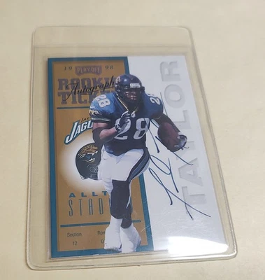 Boleto Playoff Contenders 1998 #89 Fred Taylor novato automático Jacksonville Jaguars Foto 1 de 2