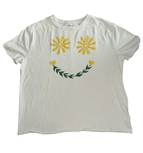 We The Free By Free People Women’s Oversized Sunshine Smiles Tee Size XS - Picture 1 of 4