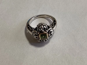 Grabrielle Bruni Ring Sterlingsilber & 14 Karat Gold Peridot. S 7 - Bild 1 von 4