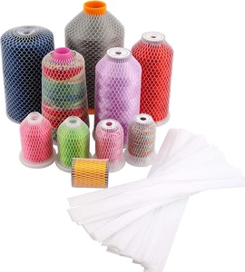 New Brothread 50Pcs Thread Net Spool Saver for Different Sizes of Embroidery Sew - Picture 1 of 12