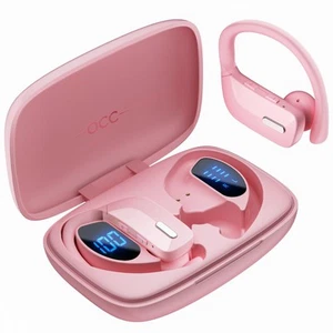 Wireless Sport Bluetooth Headphones 80Hrs Stereo with HD Mic with Earhooks EN... - Picture 1 of 6