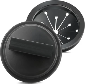 3 Inch Garbage Disposal Splash Guard with Cover Black 1+1  - Picture 1 of 7