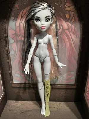 Monster High Frankie Stein Signature 1st Core Refresh Wave 2 Muñeca Desnuda Nueva Foto 1 de 4