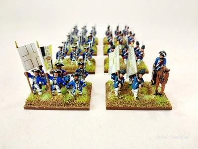 Unidad de Infantería Francesa 15mm Guerra de los Siete Años Pro Pintado Foto 1 de 4