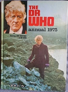Doctor Who Annual 1975, Jon Pertwee, unclipped, colour - Picture 1 of 7